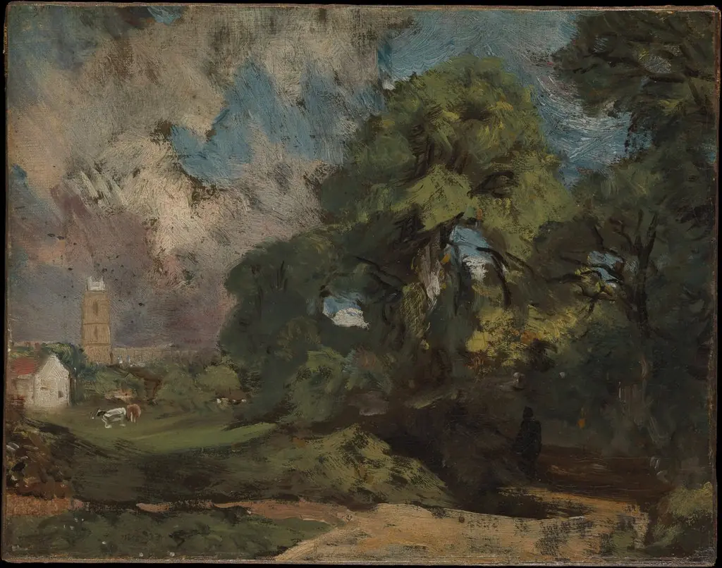 Stoke-by-Nayland, by John Constable