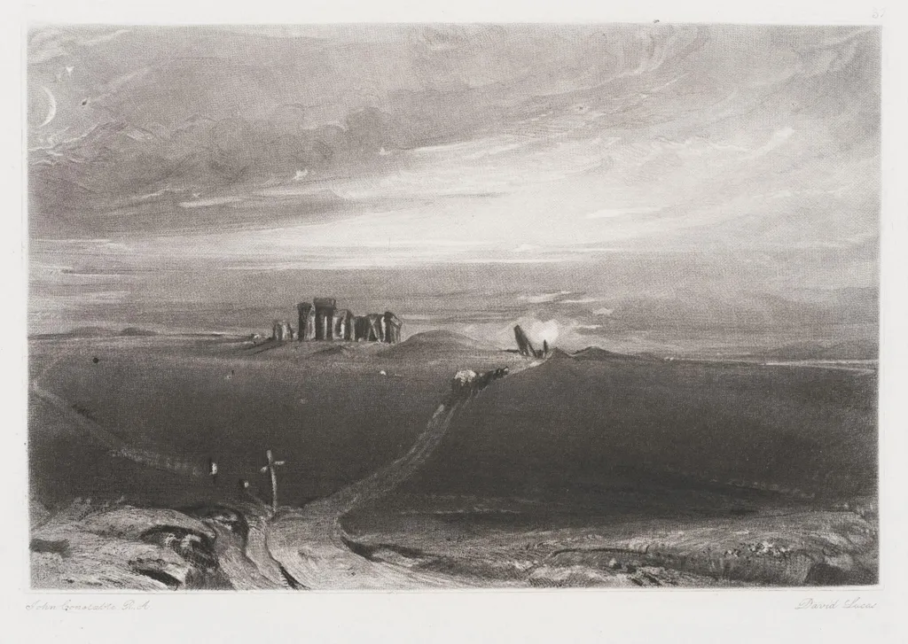 Stone Henge, by John Constable