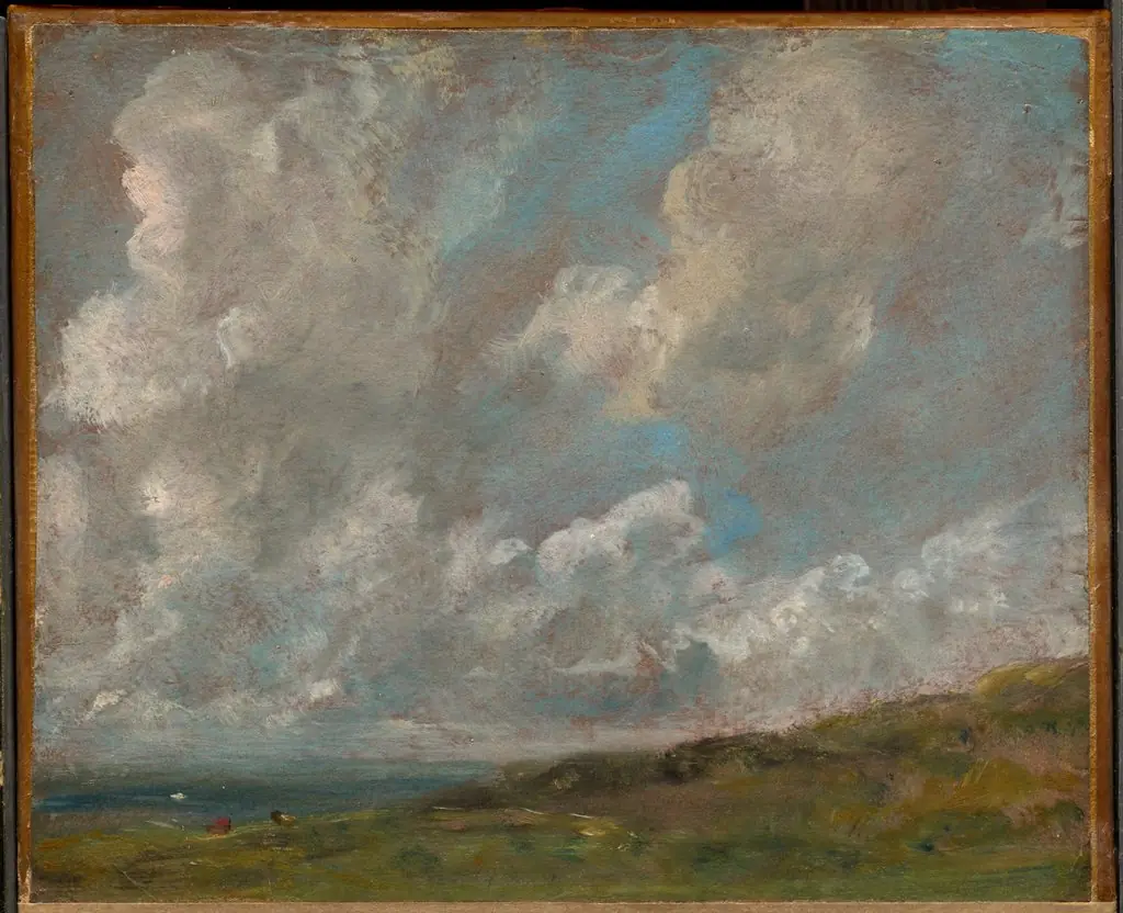 Study of Clouds over a Landscape, by John Constable