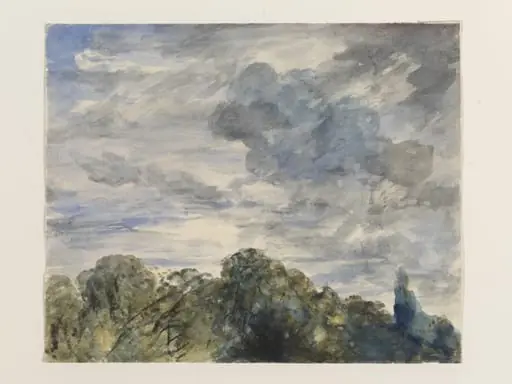 Study of sky effect, by John Constable