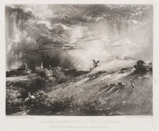 SUMMER, AFTERNOON - AFTER A SHOWER, by John Constable