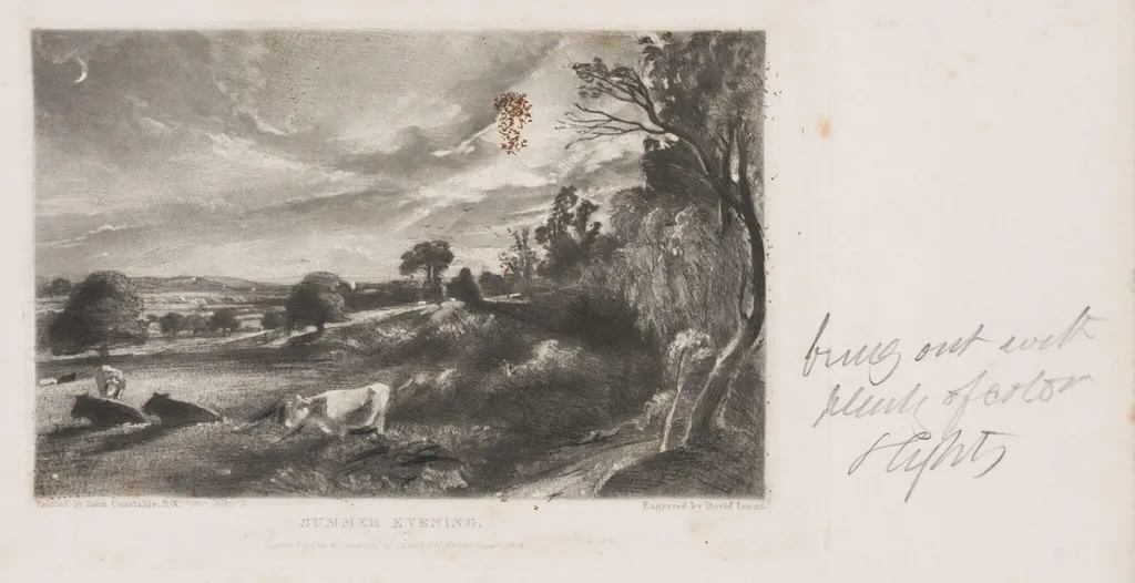 SUMMER EVENING, by John Constable