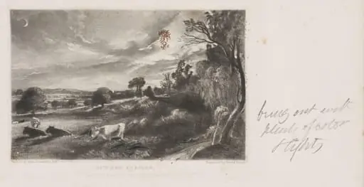 SUMMER EVENING, by John Constable