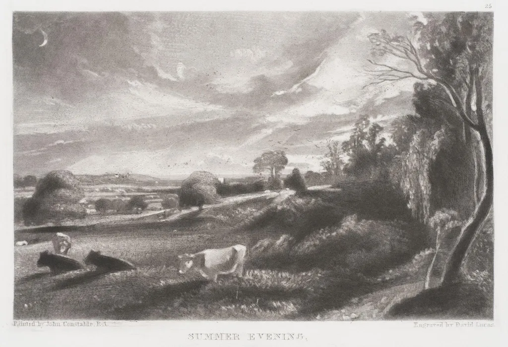 SUMMER EVENING, by John Constable