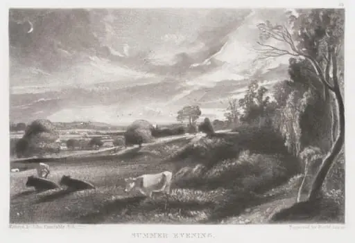 SUMMER EVENING, by John Constable