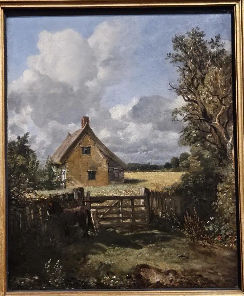 The Cottage in a Cornfield, by John Constable