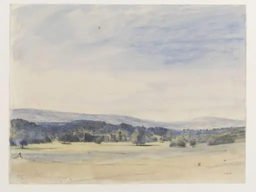 The ruins of a Cowdray House, by John Constable