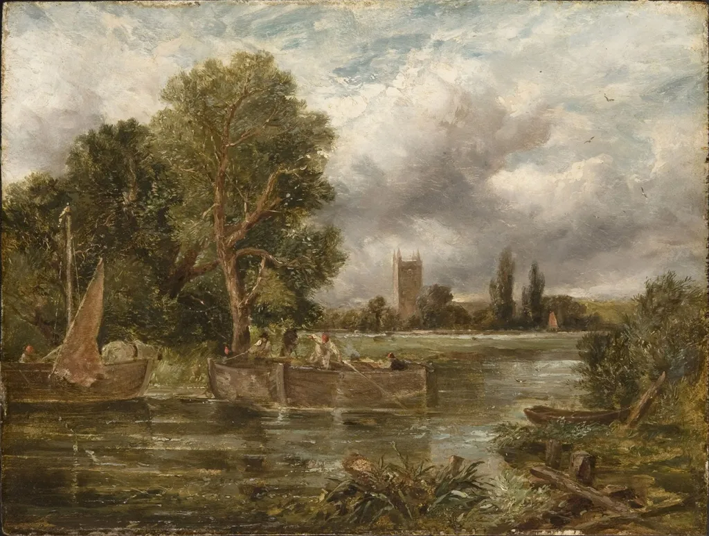 The Stour, by John Constable, unspecified, 1816