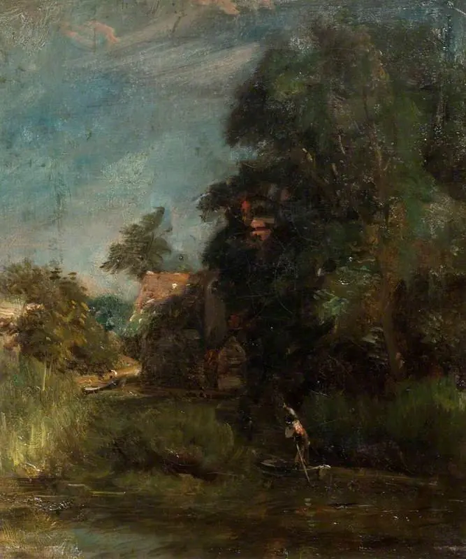 The Valley Farm (sketch), by John Constable