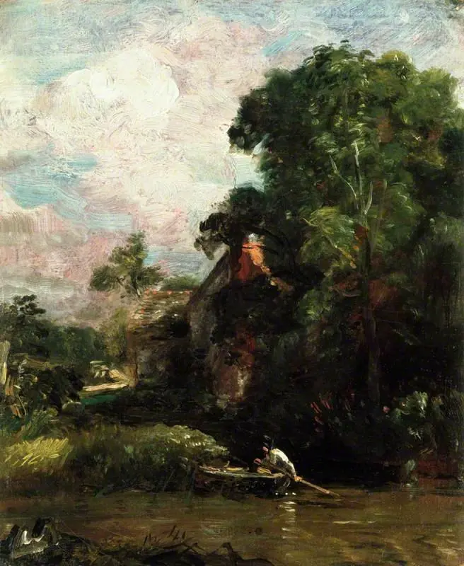 The Valley Farm (sketch), by John Constable