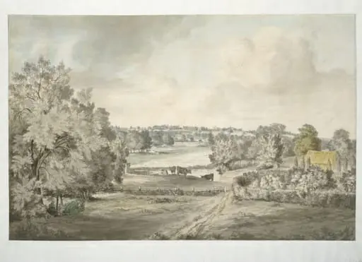 The valley of the Stour, looking towards East Bergholt, by John Constable