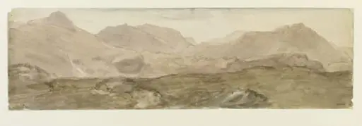 View from the top of Honister Crag, by John Constable