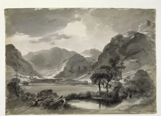 View in Langdale, by John Constable
