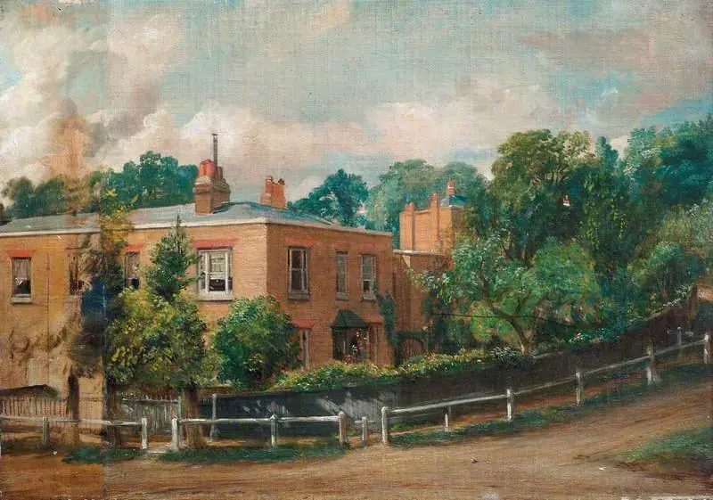 View of Lower Terrace, Hampstead, by John Constable