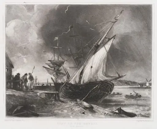 VIEW ON THE ORWELL. NEAR IPSWICH, by John Constable