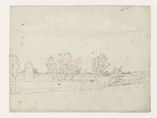 Water meadows near Salisbury, by John Constable