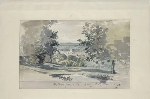 Watford from a Lane leading to Dr. Munro's, by John Constable