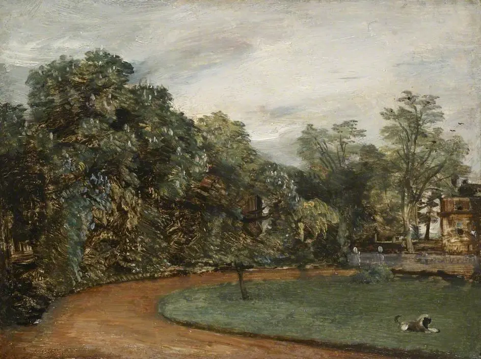 West Lodge, East Bergholt, by John Constable