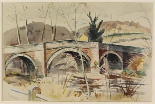 Ashberry Bridge (North side), Rievaulx, by John Cooper