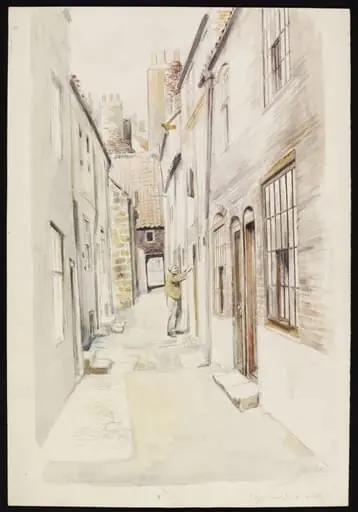 Loggerheed Yard, Whitby, by John Cooper