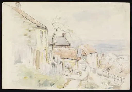 View down the Flags, Runswick Bay, by John Cooper