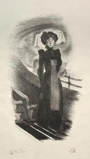 The Programme Seller, by John Copley