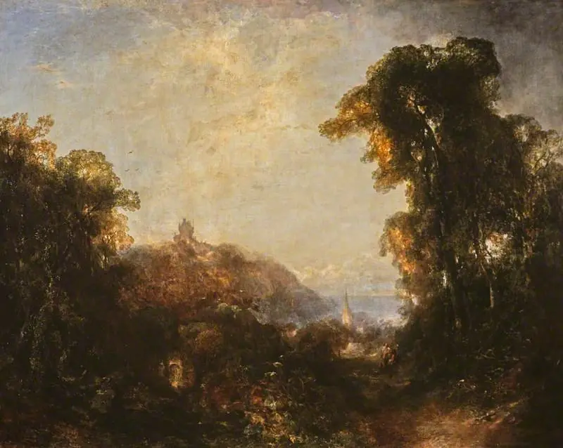 A Border Castle, by John Crawford Wintour