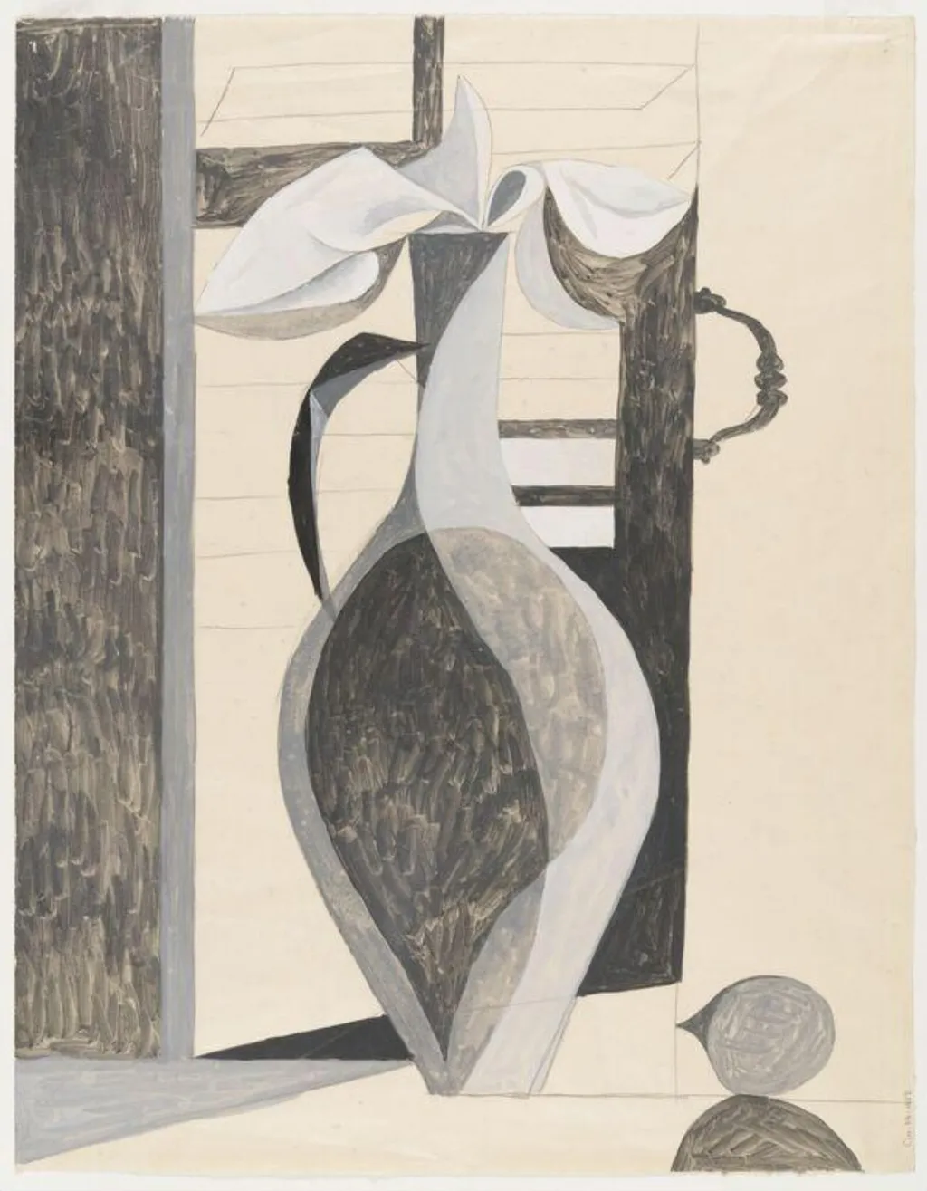 Water pot in a window, by John Craxton, 1952