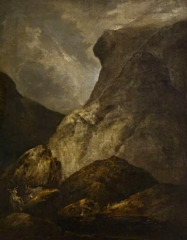 A Mountain Scene, by John Crome