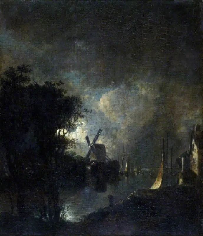 Moonlight near Yarmouth, by John Crome