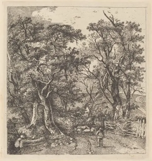 Road Scene, Hethersett, by John Crome
