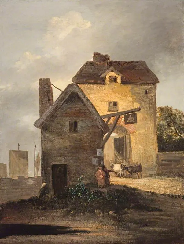 The Bell Inn, by John Crome