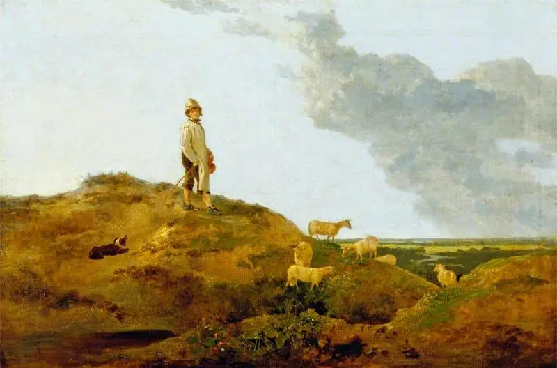 View on Mousehold Heath, near Norwich, by John Crome