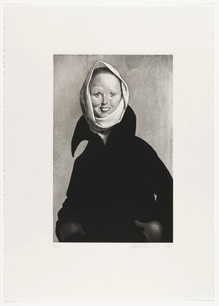 Untitled, by John Currin, ink, 2003