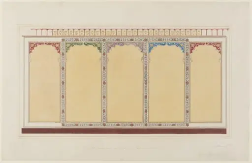 Drawing room at the Royal Pavilion, Brighton, by John Dibblee Crace