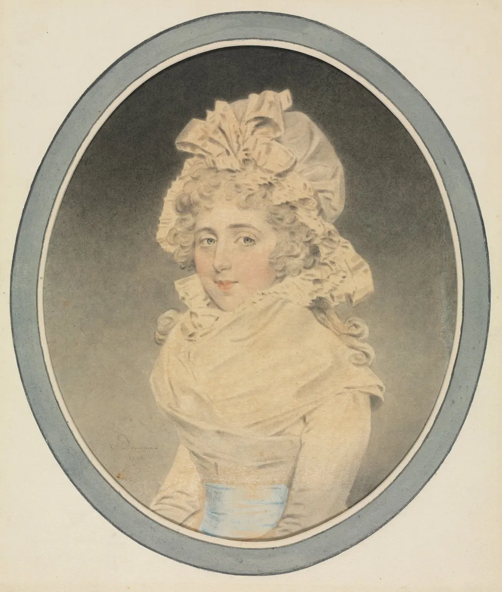 Lady Caroline Wrottesley, by John Downman, 1792