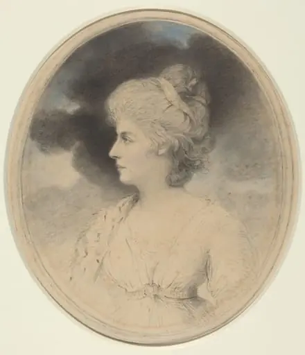 Portrait of a Woman in Profile, by John Downman