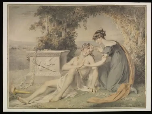 The Sybarite, by John Downman