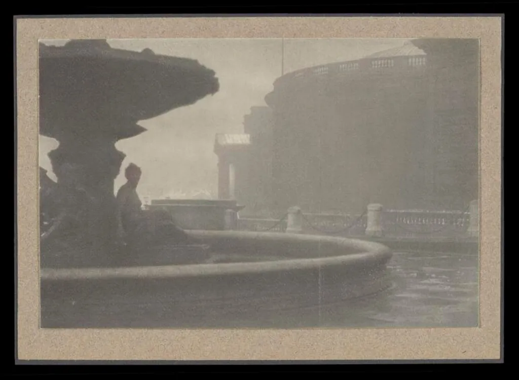 A Fountain, by John Dudley Johnston, photographic, 1950
