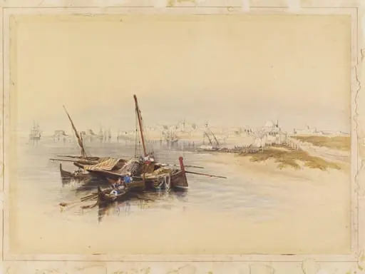 St. Jean dAcre from the Sea, by John E. Bowman