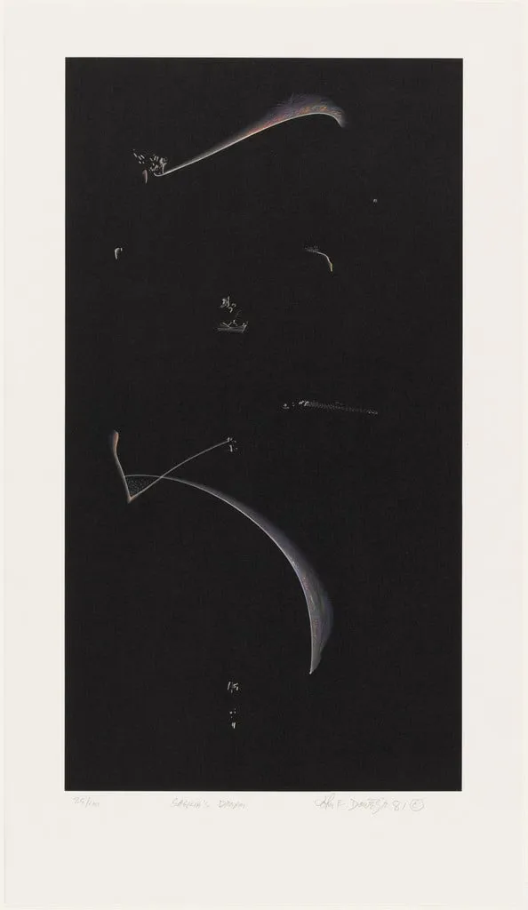 Untitled, by John Edward Dowell, pastel, 1981