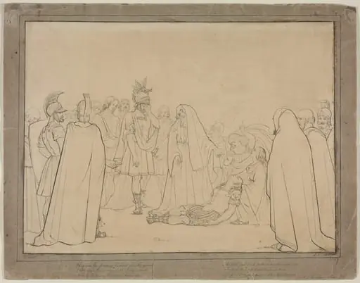 Aeneas Shown the Body of Pallas from Virgil's "Aeneid", by John Everett Millais
