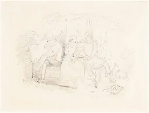 Lovers under a Tree, by John Everett Millais