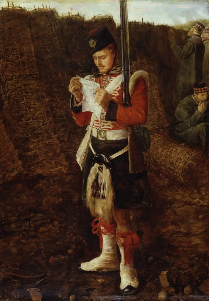 News from Home, by John Everett Millais