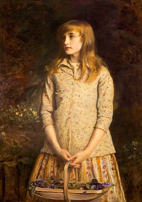 'Sweetest eyes were ever seen', by John Everett Millais