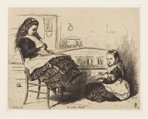 The Baby-House, by John Everett Millais