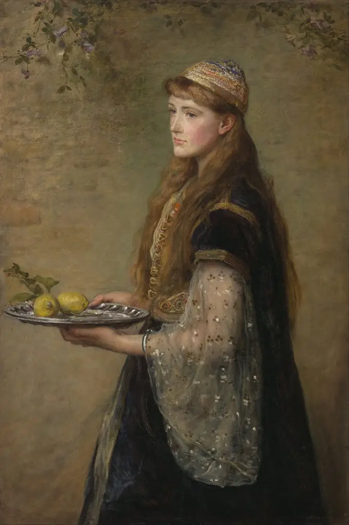 The captive, by John Everett Millais