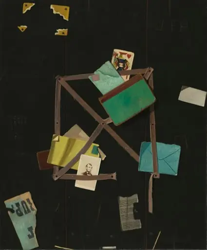Card Rack with a Jack of Hearts, by John F. Peto