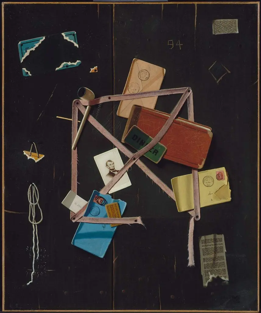 Old Time Letter Rack, by John F. Peto