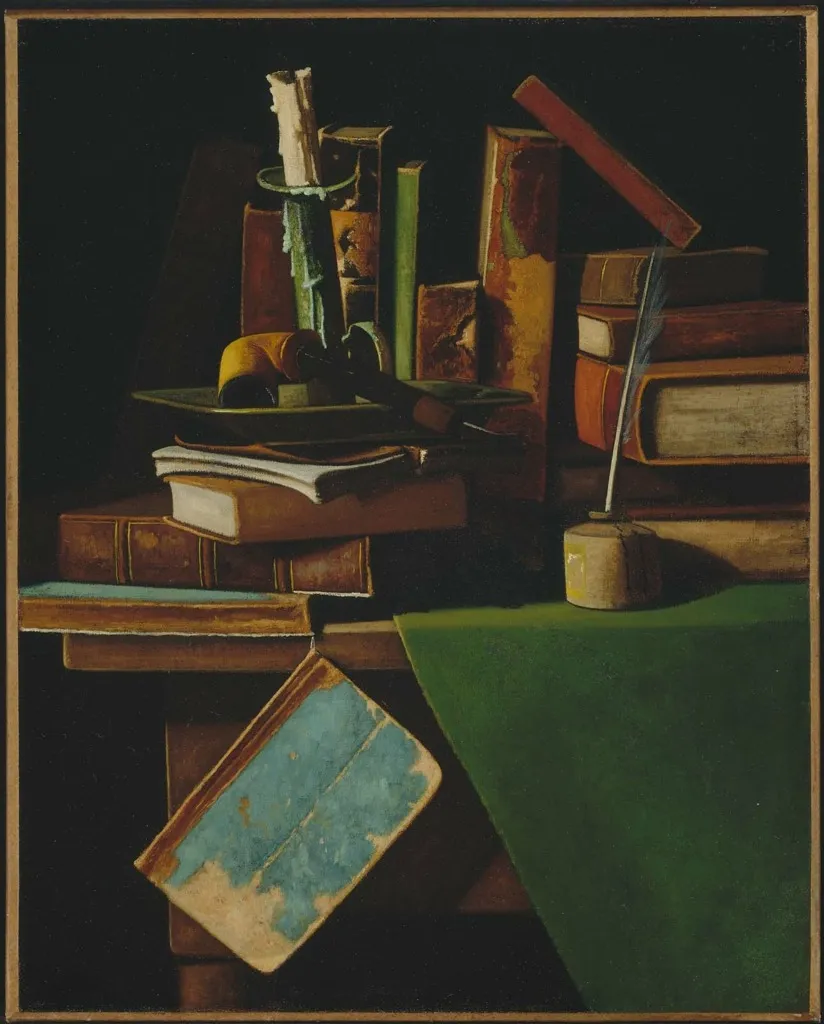 Student's Materials, by John F. Peto, oil, 1898
